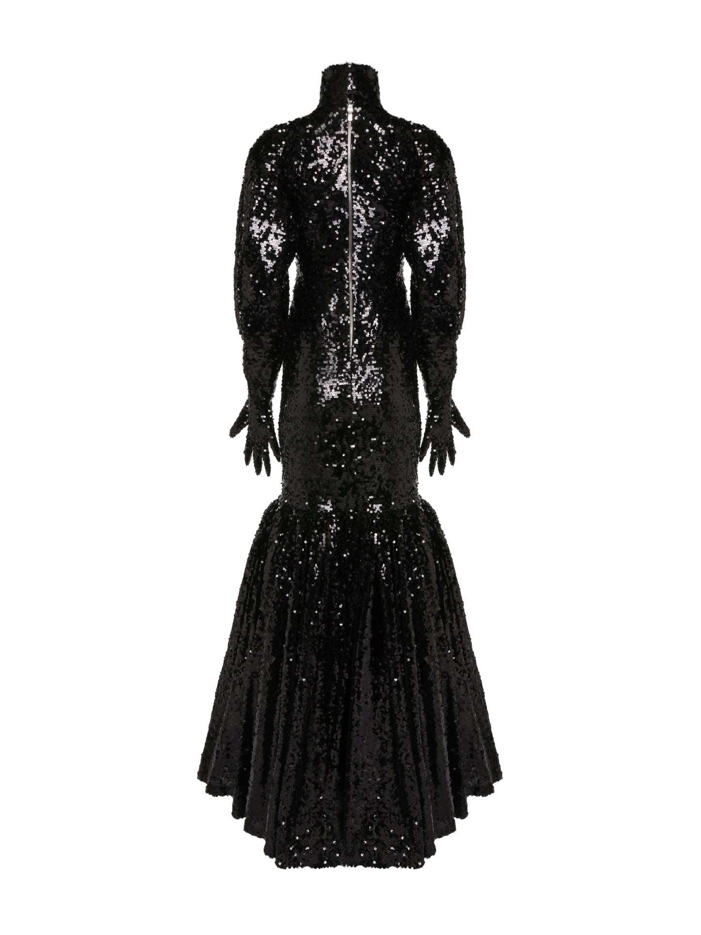 Black Sequin Mermaid Dress